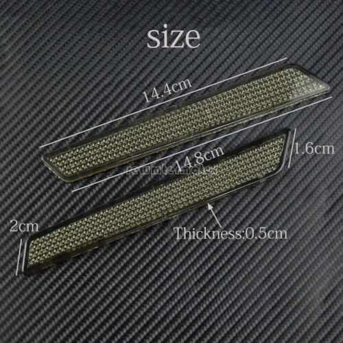 Smoke Saddlebag Guard Latch Reflectors Cover for Harley Electra Road Glide 14-23 Q