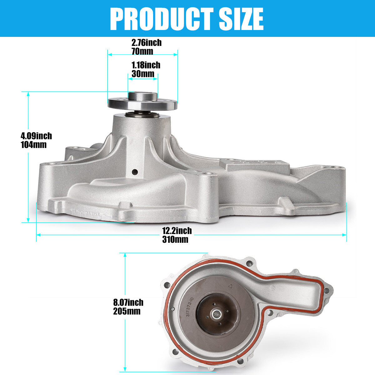 Suitable for PAI 801131E for Volvo D11 D13 D16 for MACK MP7 MP8 water pumps 20744939 85109694- v