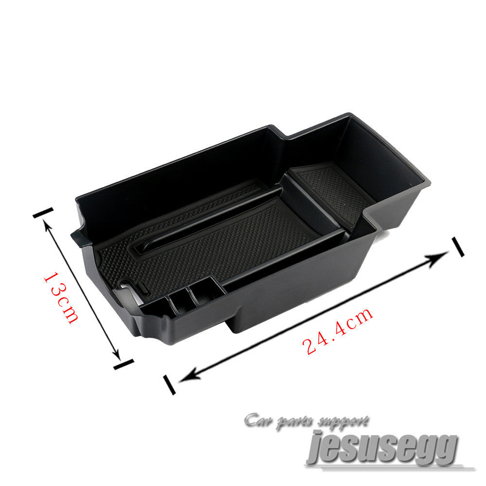 Black Interior Armrest Storage Box Holder for Benz A180 A200 A260 B180 B200 W246 Q