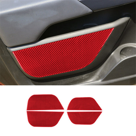 2Pcs Carbon Fiber Side Vent Outlet Frame Cover Trim for Ram Promaster 2014-2021 v