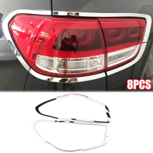 For Prado FJ150 2014-2017 Chrome Front Bumper Grille Strip Decor Cover v