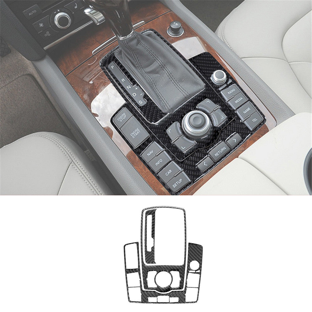 Carbon Fiber Gear Shift Outer Frame Trim for Honda Ridgeline 2017-2020 Type A v