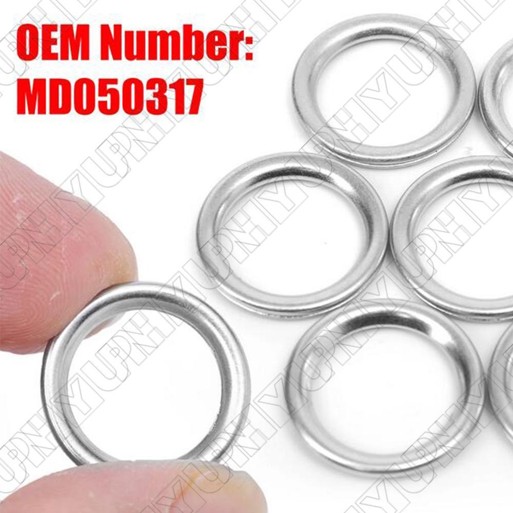 10Pcs Oil Drain Plug Crush Washer Gasket MD050317 for Mitsubishi for Citroen for Peugeot Q