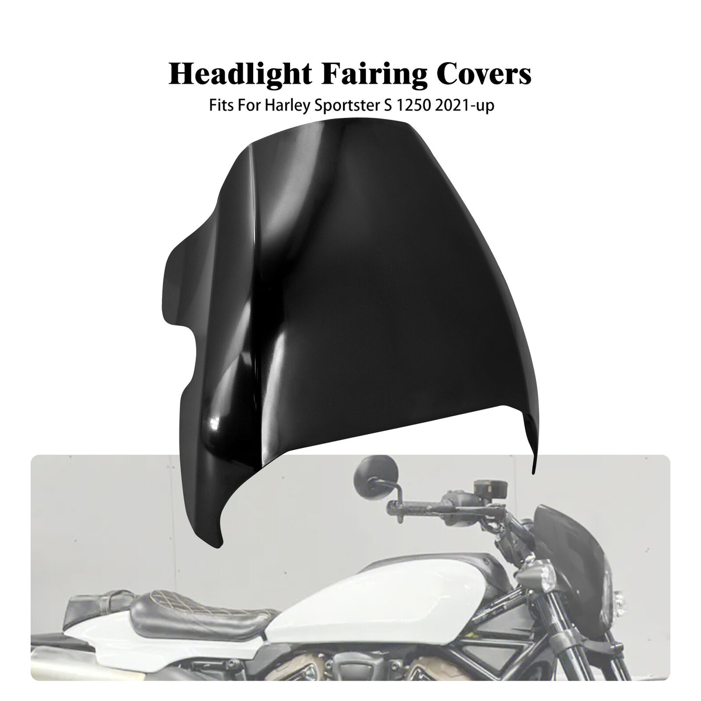 Front Headlight Fairing Cowl Cover Fits for Harley Sportster S 1250 RH1250 21-22