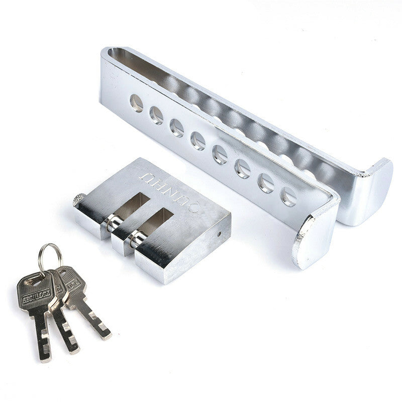 Car Pedal Theft Proof Security Pedal Stainless Steel Brake 8hole Anti-theft Lock