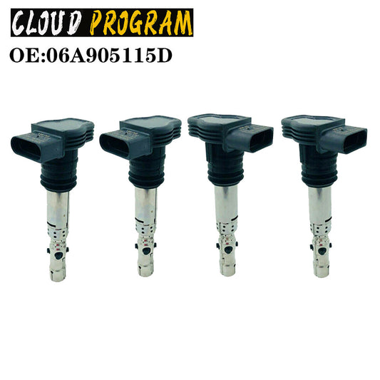 4PCS Ignition Coil 06A905115D for Audi A4 A6 TT for VW for Golf for Jetta for Passat Beetle for Bora v