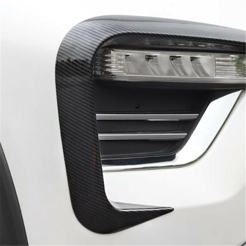 Carbon fiber front fog light bezel trim  for ford  Explorer 2020 - 2022