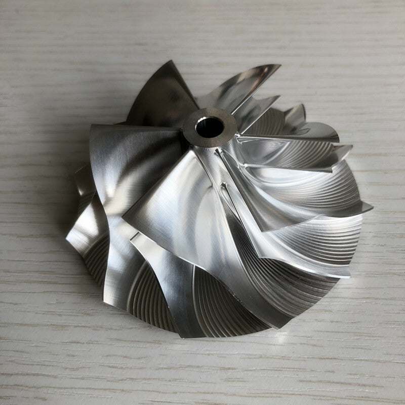 TD07S 6+6 inserts 65.00/87.00 mm racing turbine milling/bulk compressor wheel