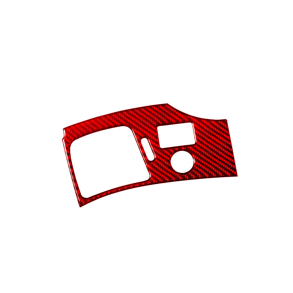 4Pcs Carbon Fiber Door Decorative Strips Trim for Dodge Journey 2009-2010 Red v
