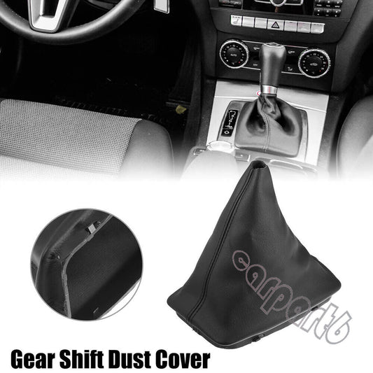 Shift Boot Cover Gear Shift Knob Boot*1 for Mercedes-Benz C-class W204 2008-2013 Q