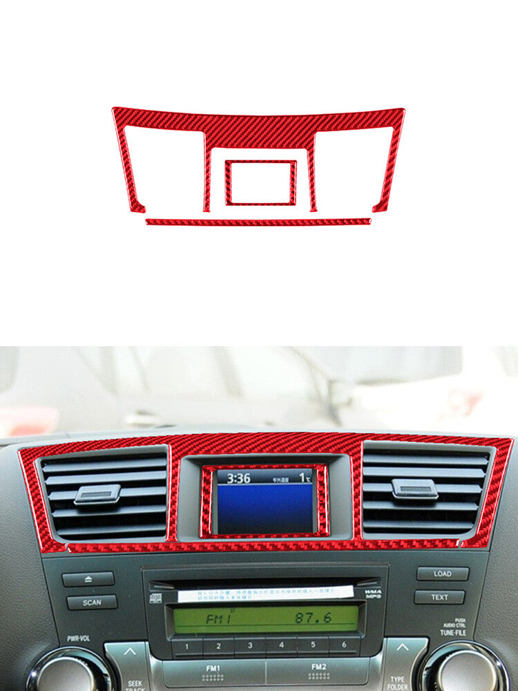 Dashboard Lower Trim Strip Cover Carbon Fiber For Camaro 2016-2018 v