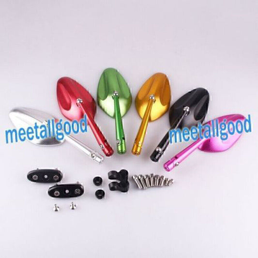 Left Right Leaf Style Rearview Side Mirror for HONDA CBR1000RR 2004 2005-2007 po Q