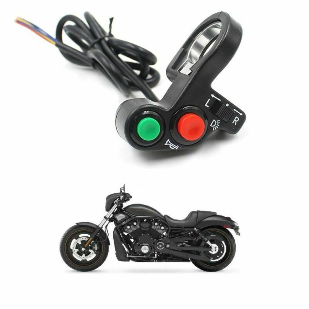 Switch Motorcycle E-Bike Headlight Horn Signal Handlebar ON OFF Switch Button z