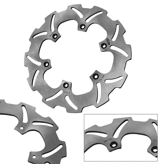 Motorcycle Rear Rotors Brake Discs Fit for YAMAHA YZ WR 450F 03-11 YZ WR 250F 02-10 Q