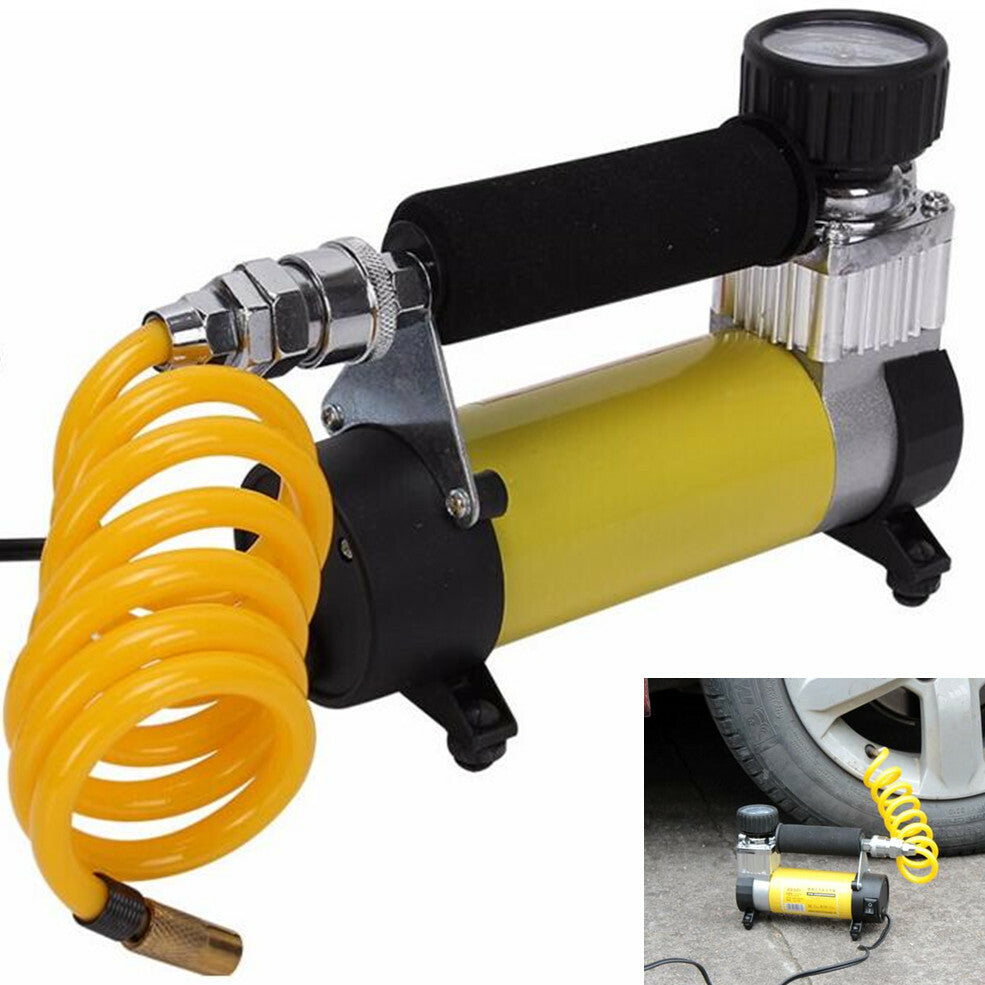 12v Electric Car Wheel Tyre Gauge Tire Air Compressor Inflator Electric Pump