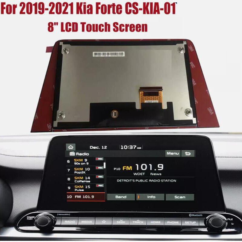 8 LCD DISPLAY WITH TOUCH SCREEN For 2019 2020 2021 for Kia Forte Nav Radio n
