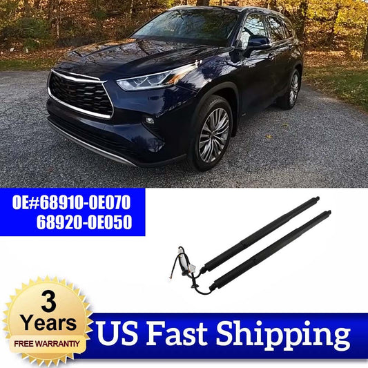 Tailgate Lifter L+R 68910-0E070 68920-0E050 NEW for Toyota Highlander 21-23 22