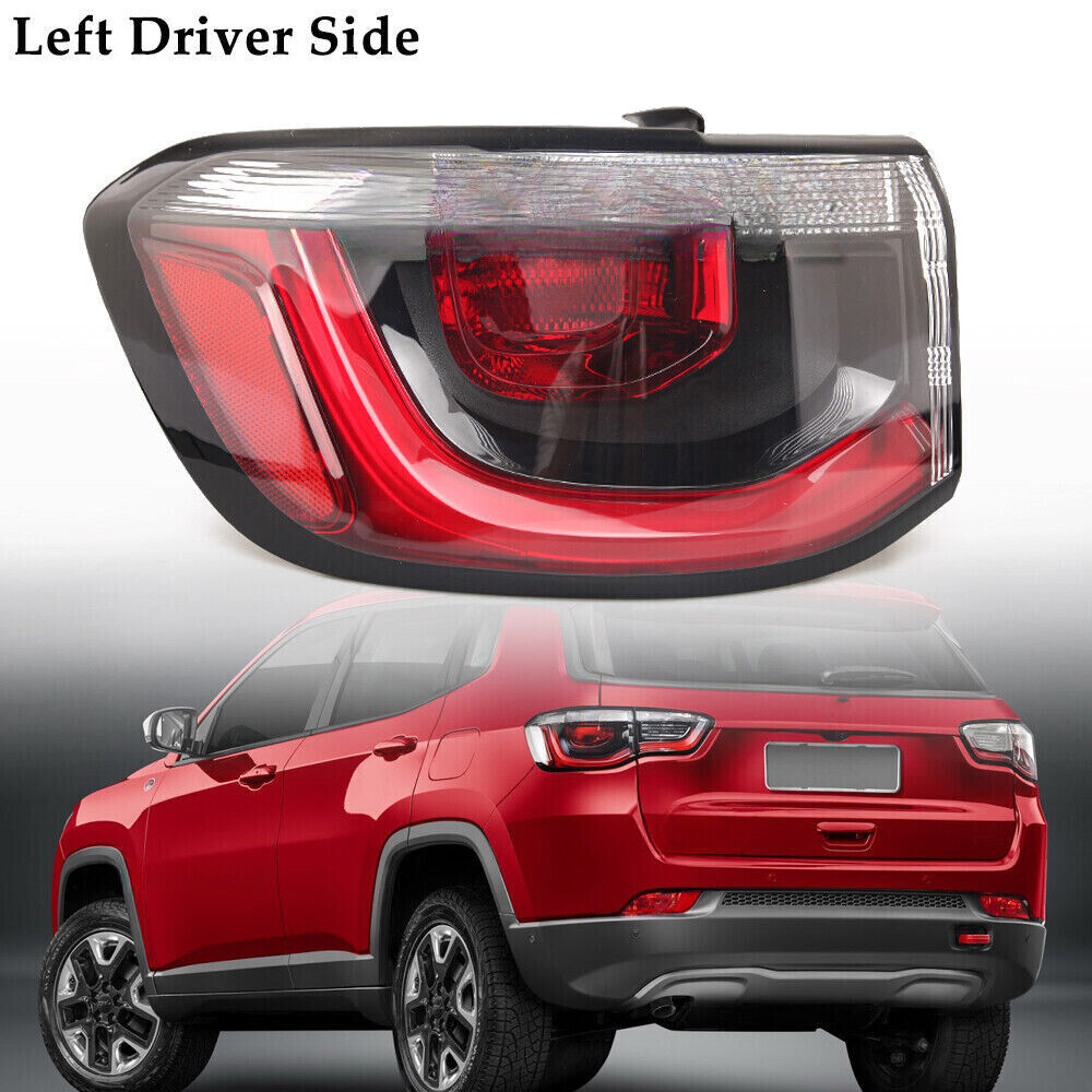 for Jeep Compass 2017 2018 2019 Left Driver Side Outer Tail Light Rear Stop Lamp Q