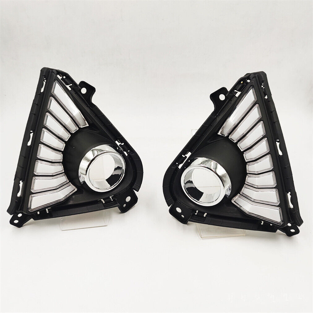 Fit for Hyundai Accent 2020-2021 LED DRL Daytime Running Fog Light Lamps 2PCS