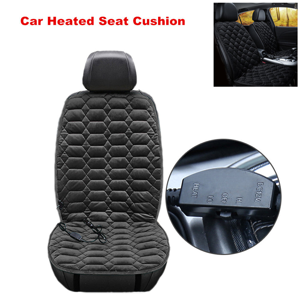 12V Car Heated for Seat Cushion Cover with Adjustable Temperature and Controller n