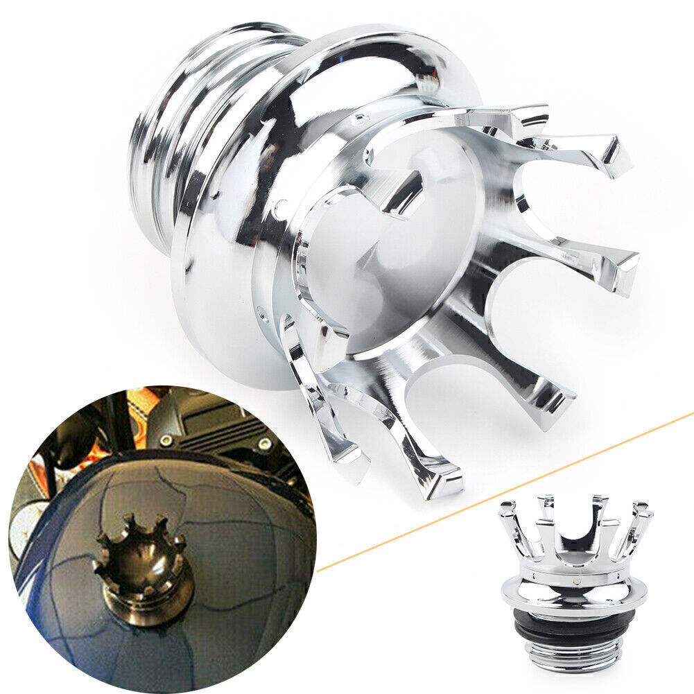 Chrome Motorcycle Gas Tank Oil Cap Right-hand Thread For Fit for Harley Sportster Q