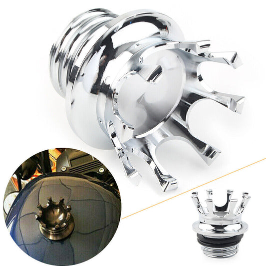 Chrome Motorcycle Gas Tank Oil Cap Right-hand Thread For Fit for Harley Sportster Q