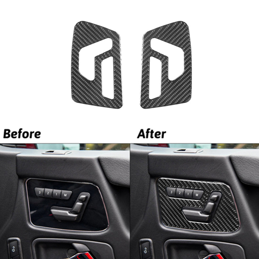 Carbon Fiber Rear Vent Frame Cover for Jeep for Wrangler JL 2018+ Gladiator 2020+ v