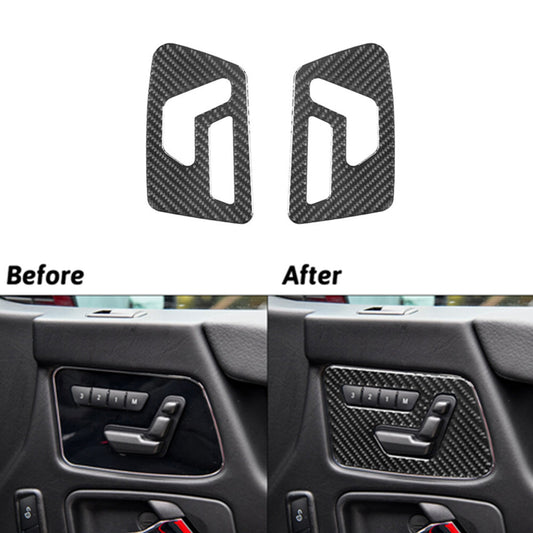 Carbon Fiber Rear Vent Frame Cover for Jeep for Wrangler JL 2018+ Gladiator 2020+ v