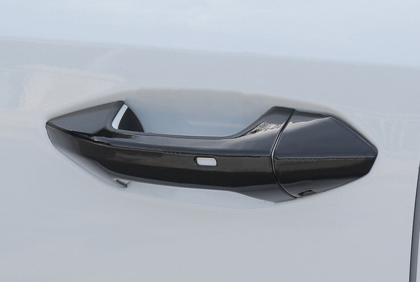 for Audi A3 2022-2023 Bright Black Outside Door Bowl Handle Frame Cover Trim 9P