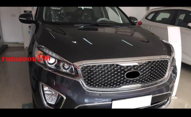 for Kia Sorento 2016-2020 Chrome ABS Front Hood Bonnet Lip Molding Cover Strip