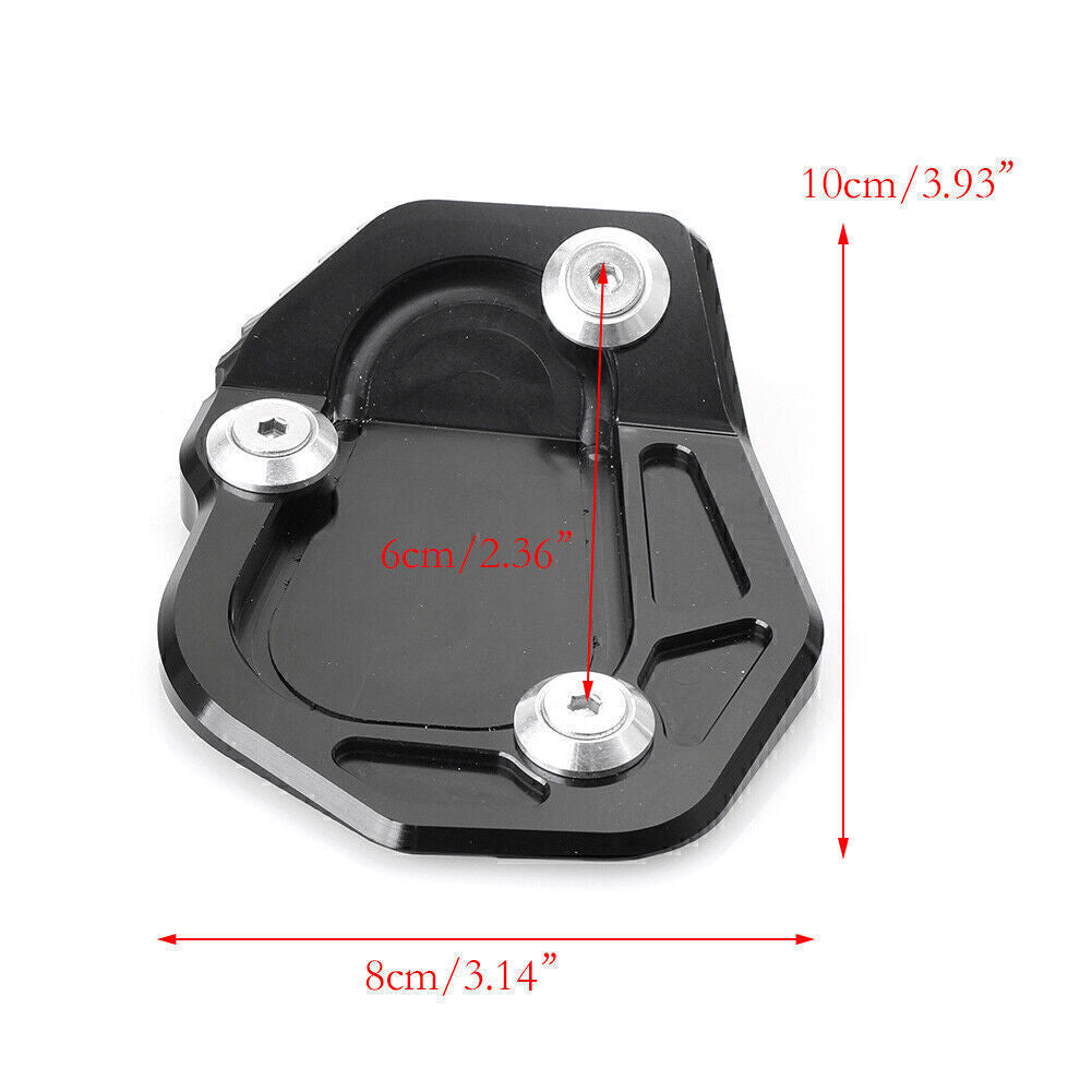Kickstand Side Stand Enlarger Plate Extension Pad Fit for BMW R1200 R NINE T 2017 Q