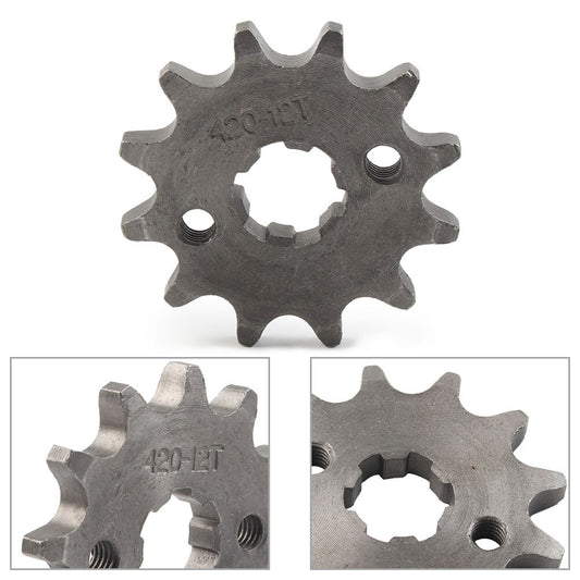 Vorderkettenrad f¨¹r 50cc 70cc 90cc 110cc 125cc Pit Dirt Bike 428-12T 17mm