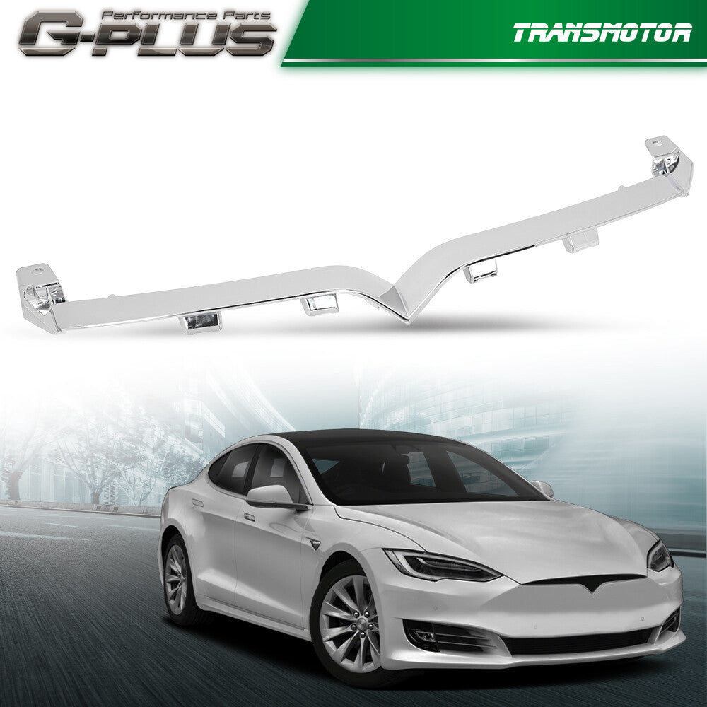 Front upper for CHRome grille trim molding 1065233-00-D Suitable for 16-21 for Model S - v