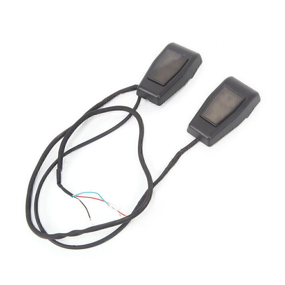 2x LED Light Tailgate Rear Window Glass Hinge Trim Fit for Jeep for Wrangler JK 2007-17 Q