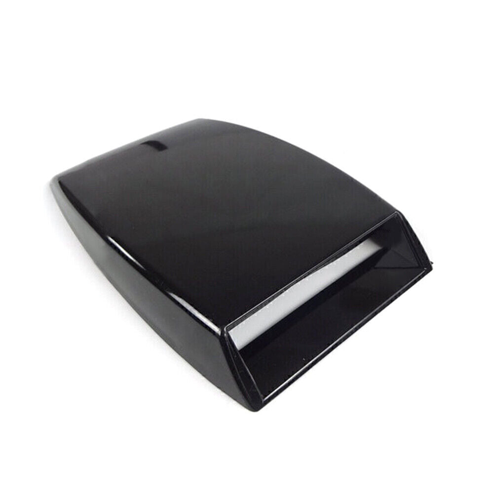 Air Flow Intake Hood Scoop Vent Bonnet Cover Roof Decorative Universal Black