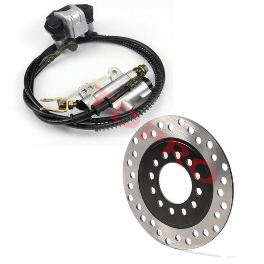 Go-kart rear hydraulic brake caliper master cylinder disc rotor for mini bicycle all-terrain vehicle