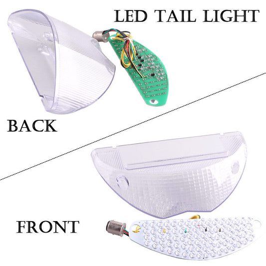 Clear LED Turn Signals Brake Lights & Running Lamp Fit for BMW F650GS 2005-2009 Q
