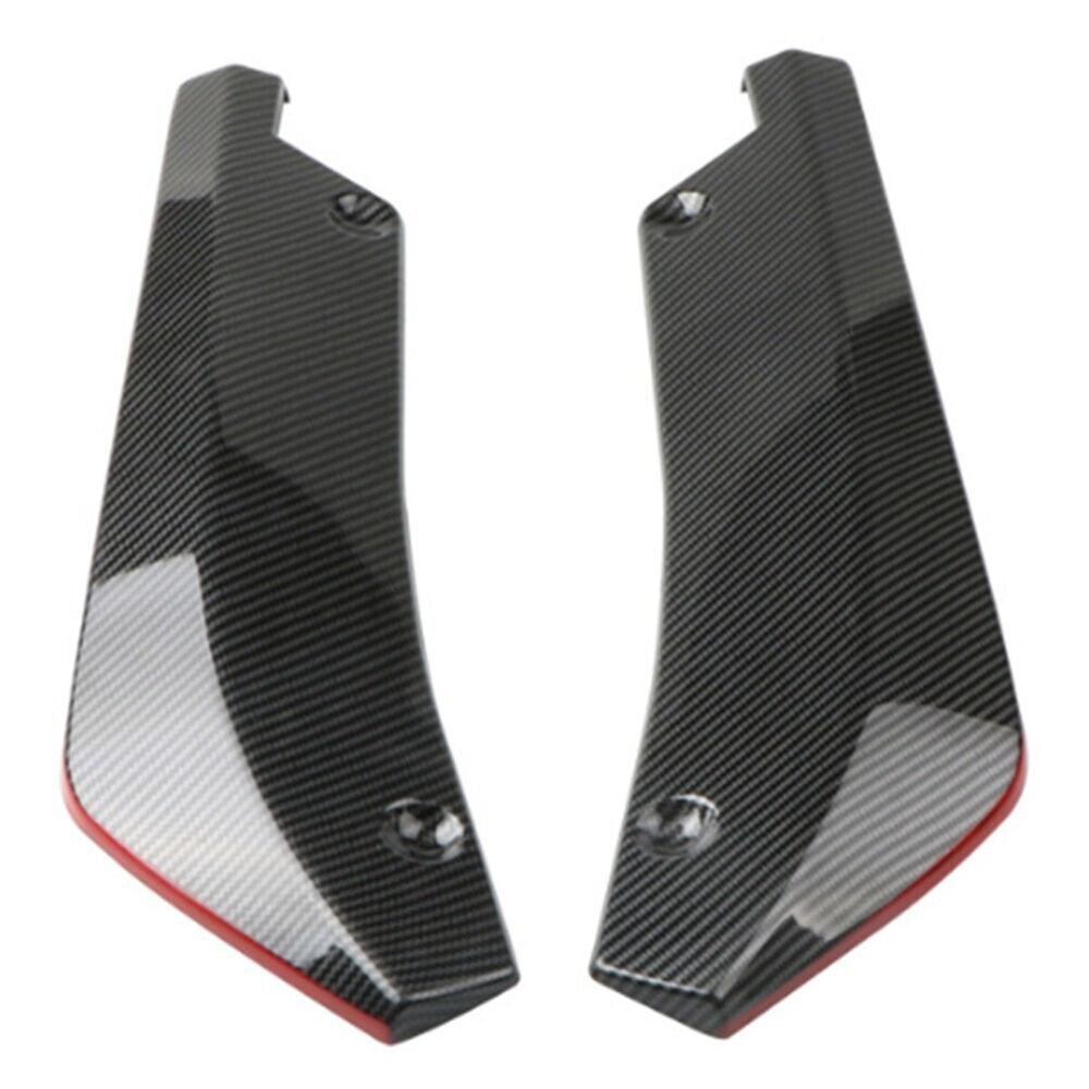 ABS Car Rear Bumper Lip Splitter Diffuser Body Winglets Side Skirt Extension Hot n