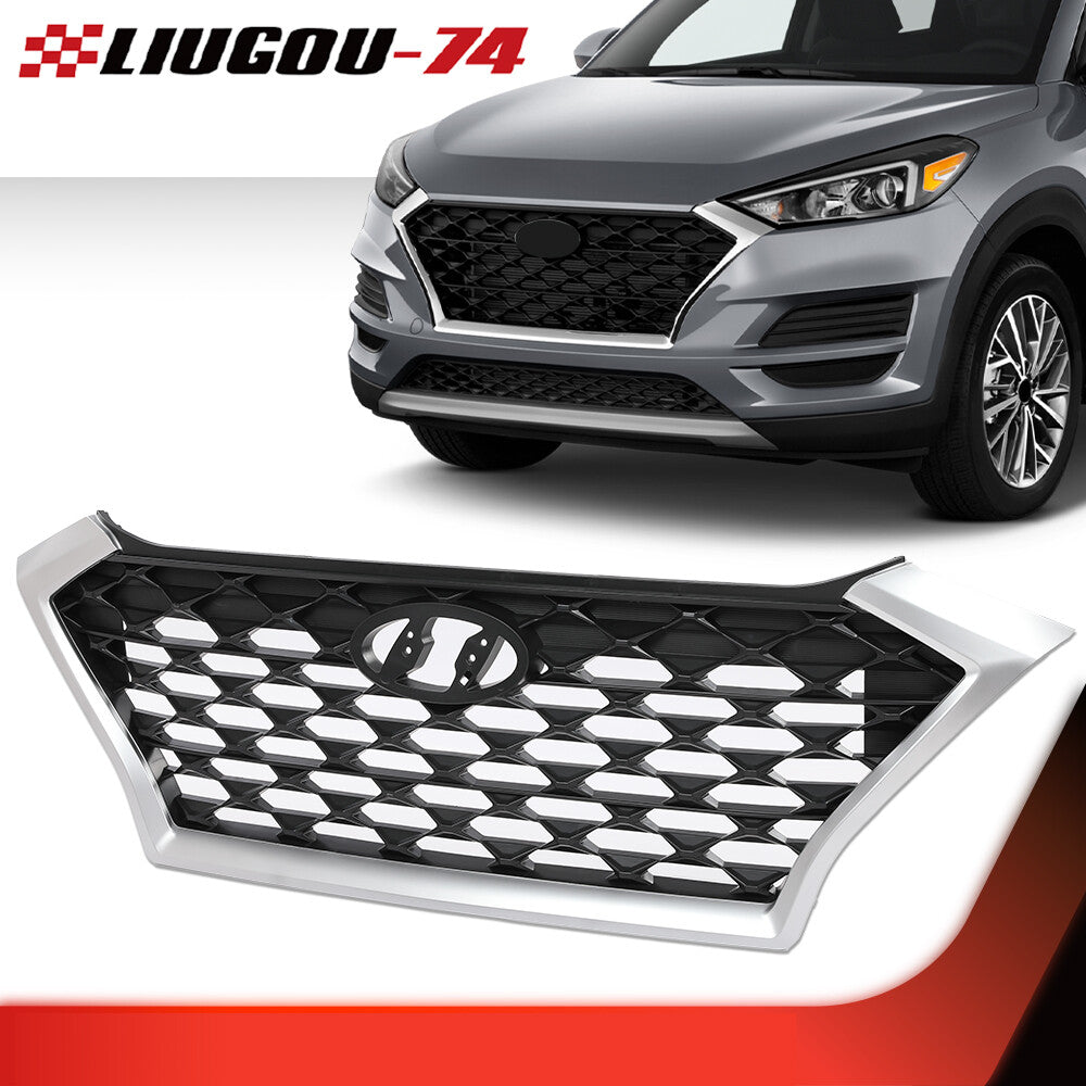 Fits 2019 - 2021 for Hyundai for Tucson Front Bumper Grille for CHRome Trim New - v