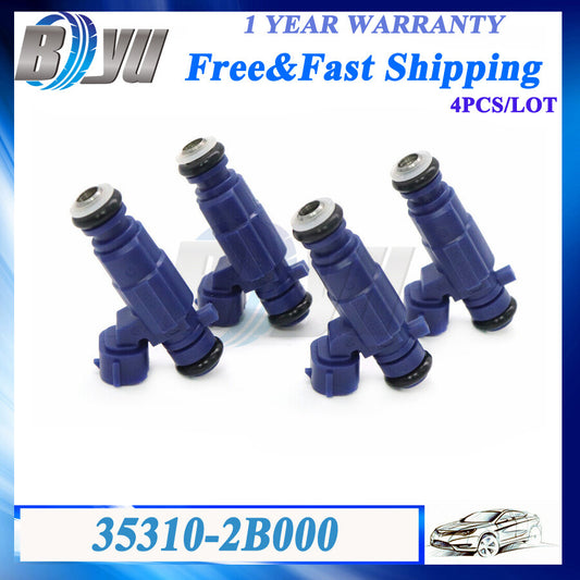 353102B000 35310-2B000 4PCS Fuel Injectors for Hyundai i20 i30 for KIA Ceed 1.4L