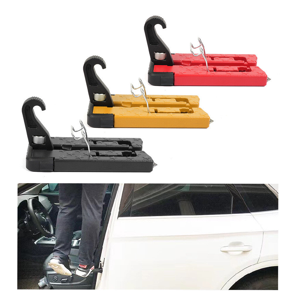 Folding Car Door Latch Hook Step Foot Pedal Ladder for SUV Roof Pedal Ladder