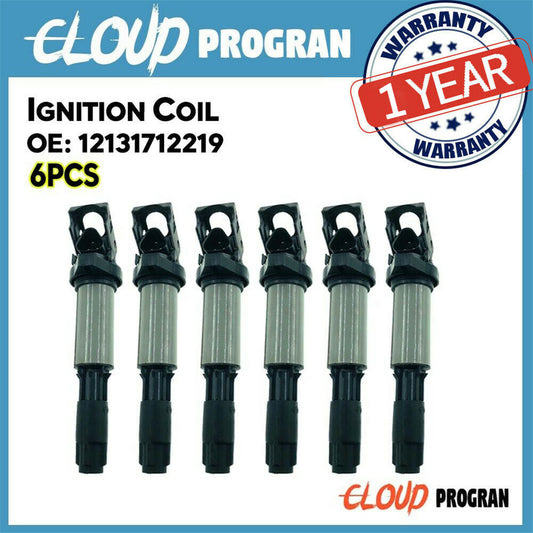 6PCS New Ignition Coil For E90 E60 E65 E83 E53 E70 M3 Z4 12121712219 v