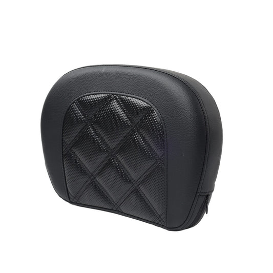 Rear Passenger Black Sissy Bar Backrest Pad for Harley Street Glide FLHX FLHXS Q