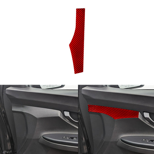 Red Carbon Fiber Engine Start Button Panel Sticker Trim for Audi Q5 2018-2021 v