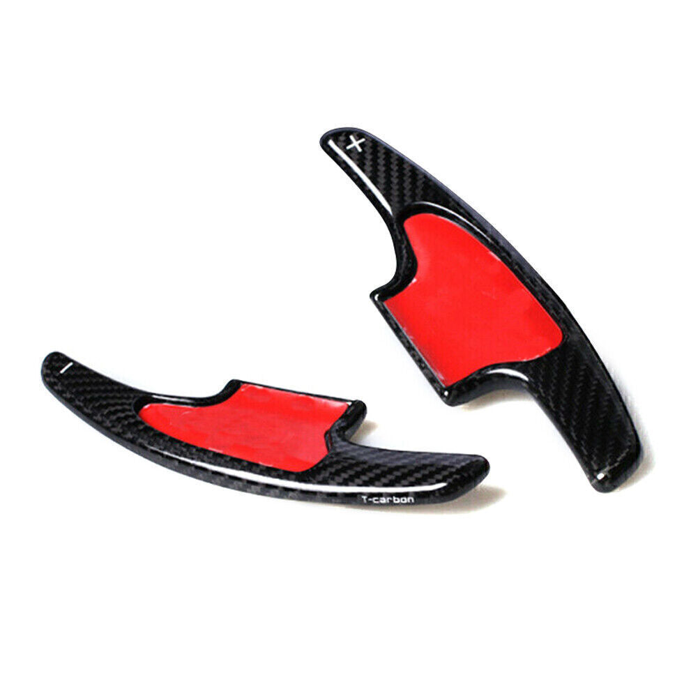 for Honda 2018 Black 2x Carbon Fiber Steering Wheel Shift Paddle Extension