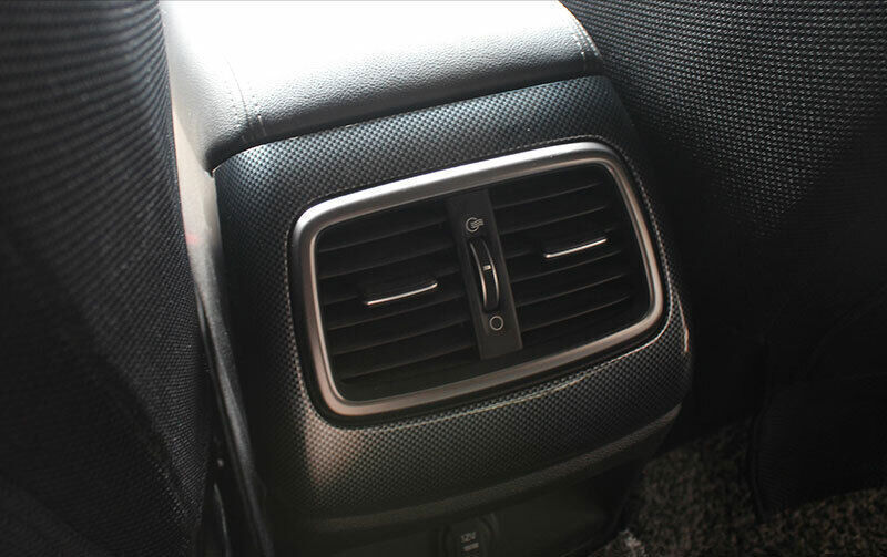 Rear Air Outlet Vent Frame Cover Trim for Kia Sorento GL 2016-2020 Carbon Fiber