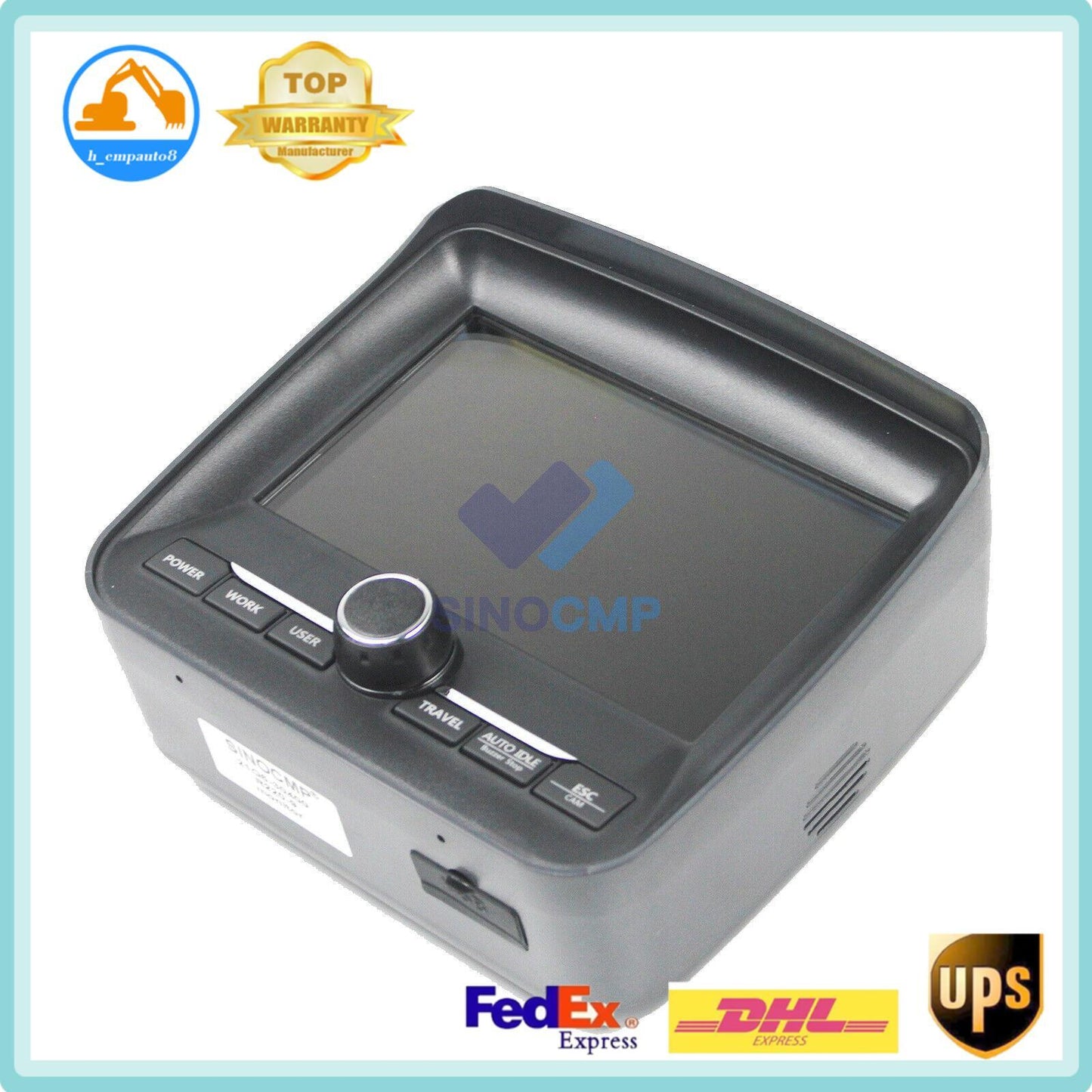Monitor Display Panel W/21Q6-55500 for Hyundai R330N-9 R330NLC-9 Excavator