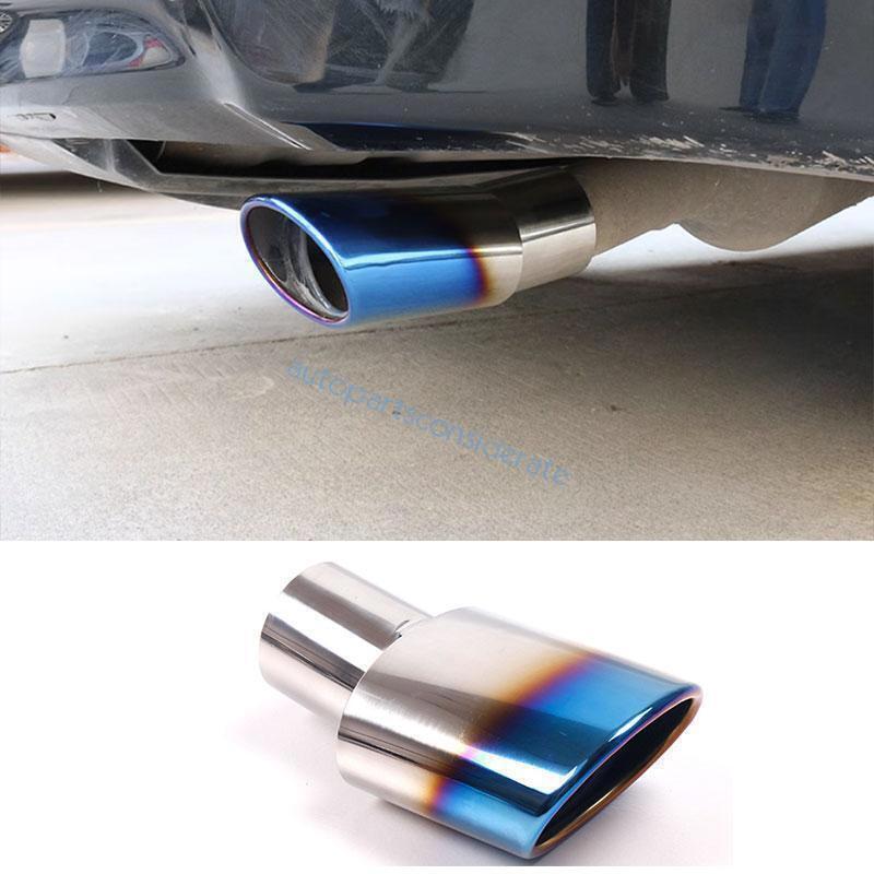 for Toyota for Corolla 14-2019 Chrome Steel Rear Tail Exhaust Pipe Muffler Tip Trim