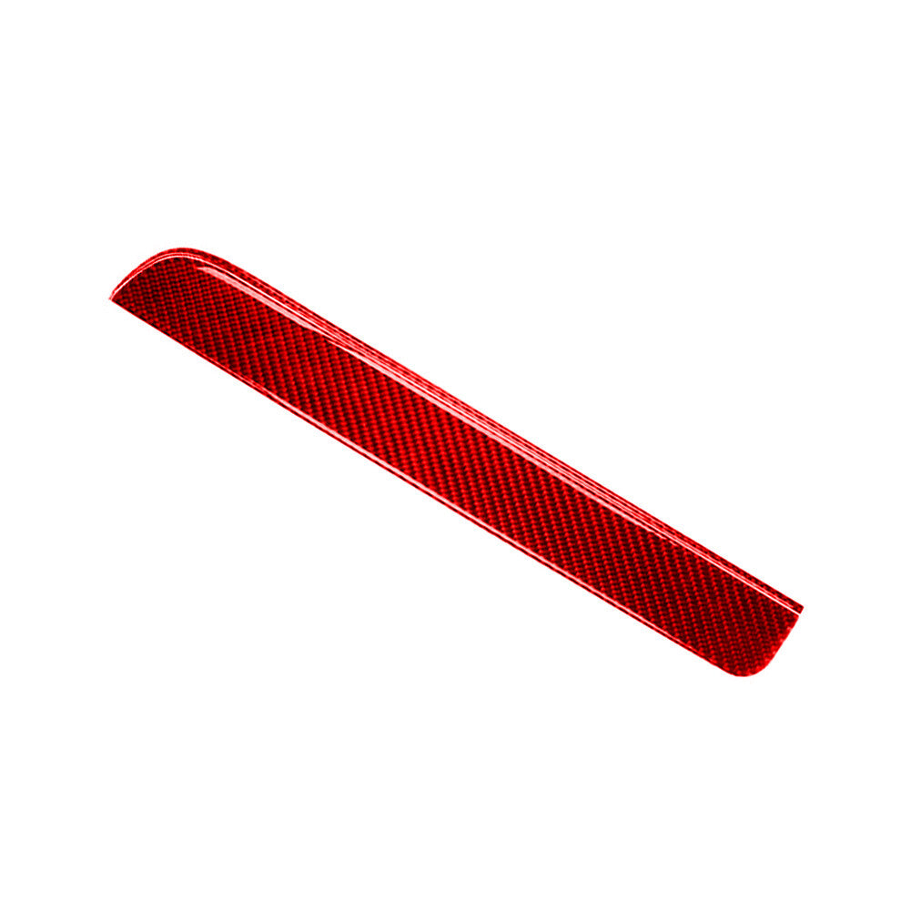 Red Carbon Fiber Below Speedometer Strip Cover Trim For Fiesta 2011-2015 v