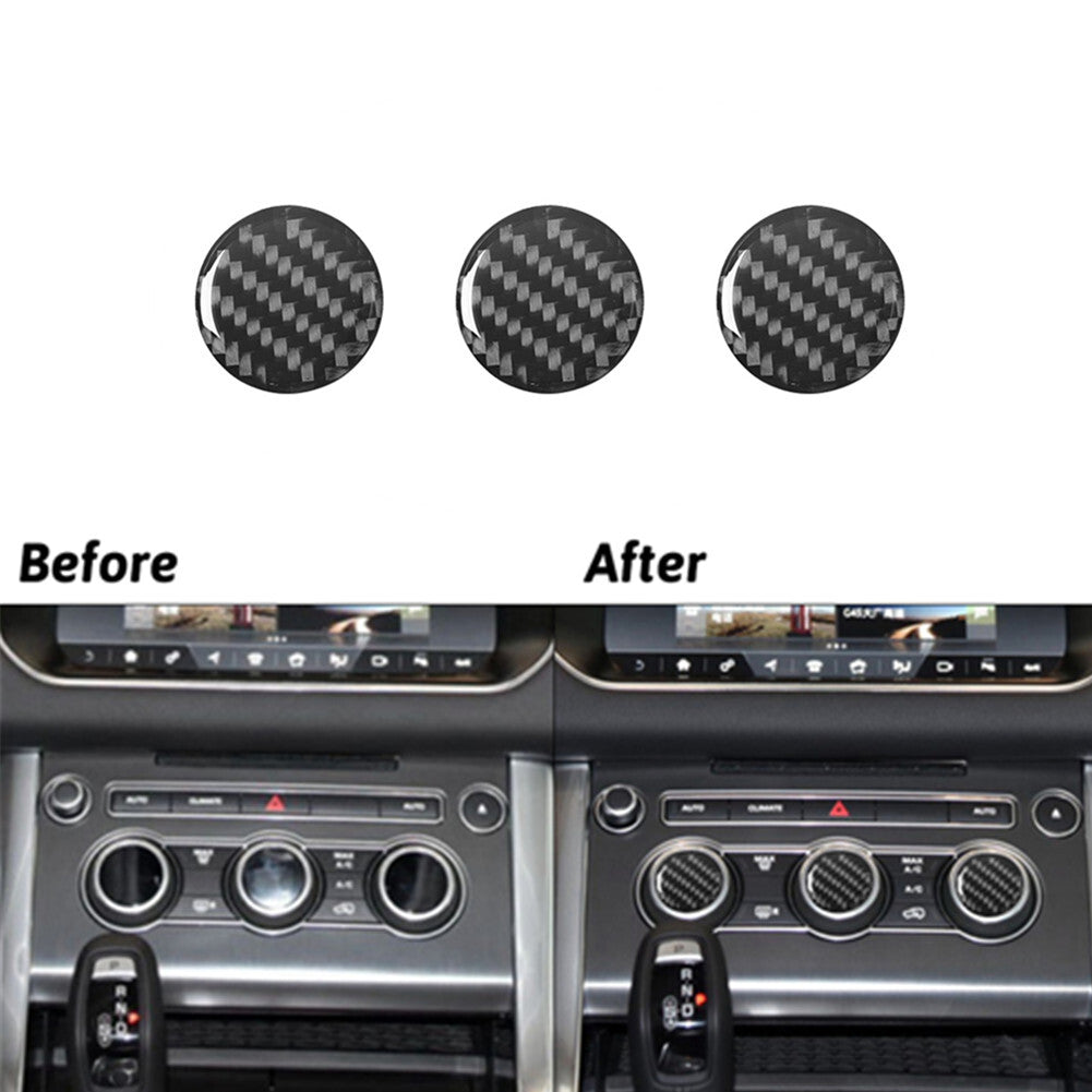 3Pcs Red Carbon Fiber Interior Steering Wheel Set Cover Trim For Z4 E89 v